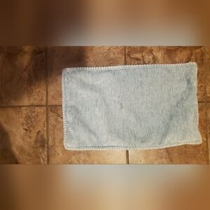 Nanette Lepore Light Blue Fabric Pillow Cover